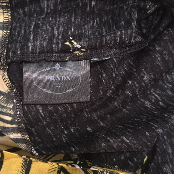 Like new Prada Banana Print Cotton T-Shirt Dress - Picture 4 of 4